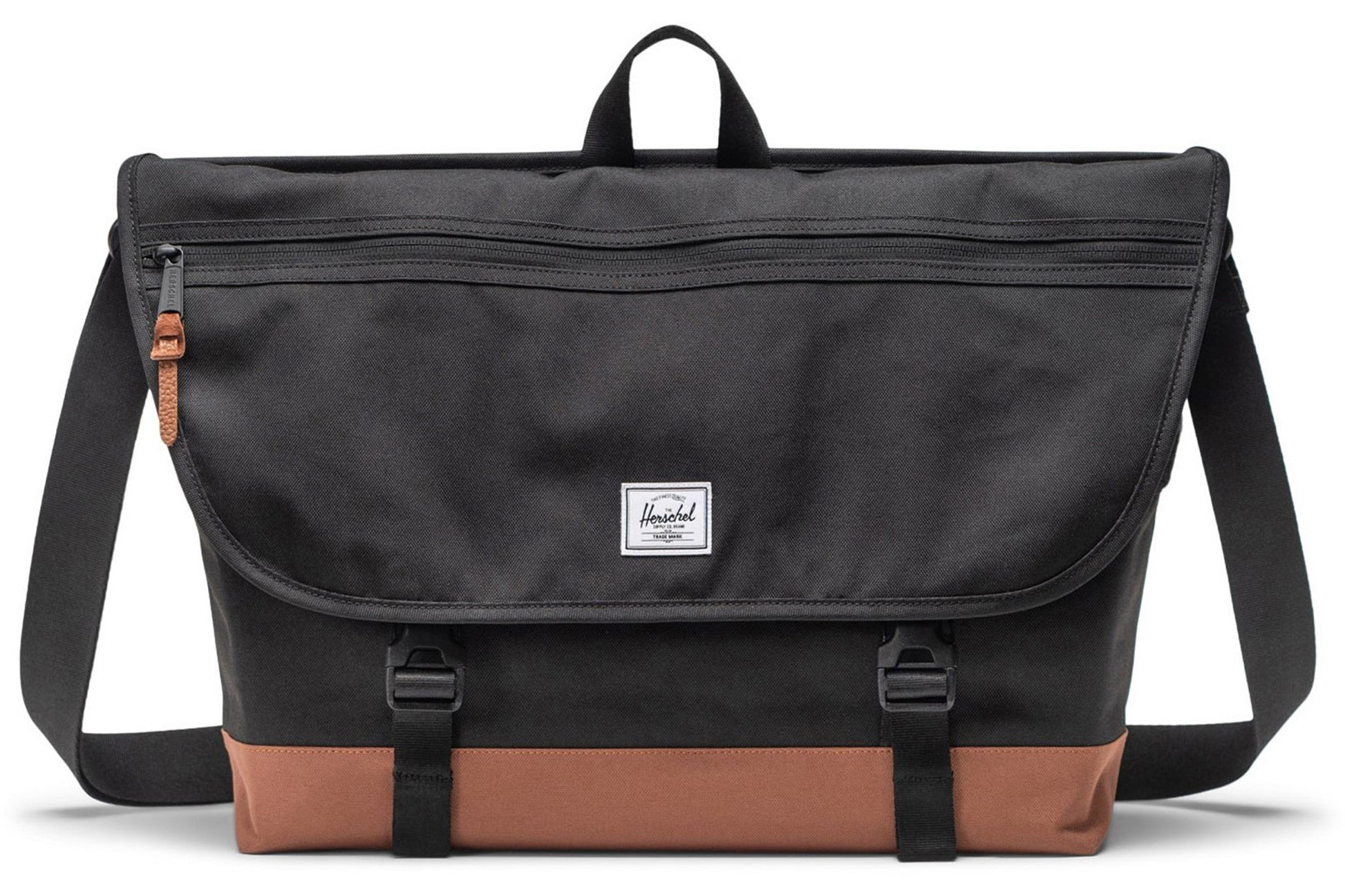 herschel-bags-cove-messenger-bag-back-packs-black-saddle-brown-front