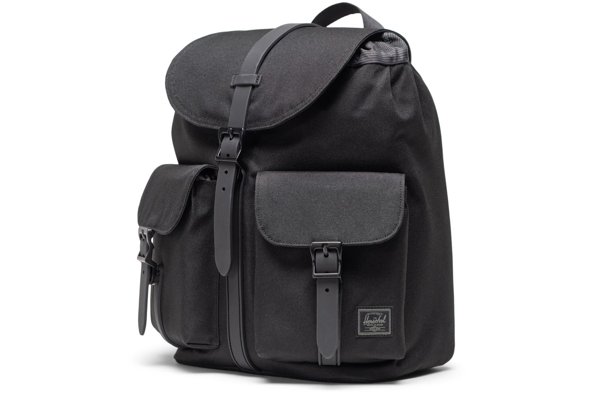 herschel-bags-dawson-small-backpack-back-packs-black-tonal-left-angle