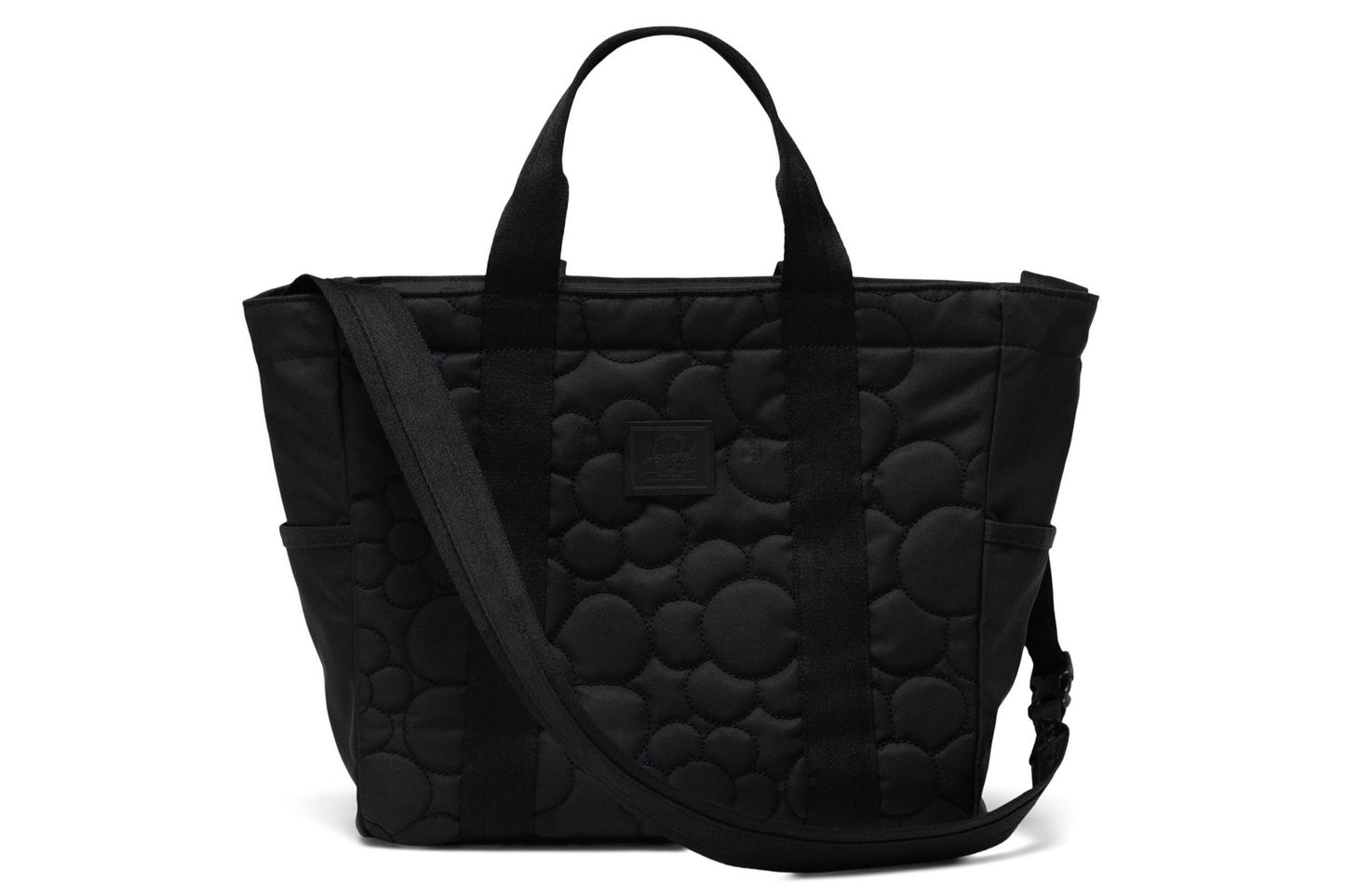 Herschel Heritage Quilted Capsule Black Tonal Daisy Womens Bags