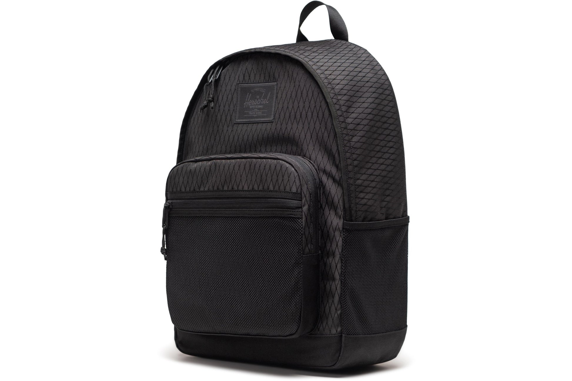 herschel-bags-kaine-backpack-back-packs-black-diamond-black-left-angle