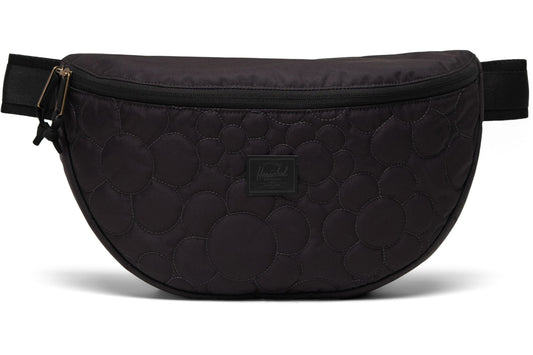 Herschel Kaine Quilted Capsule Hip Black Tonal Daisy Womens Bags