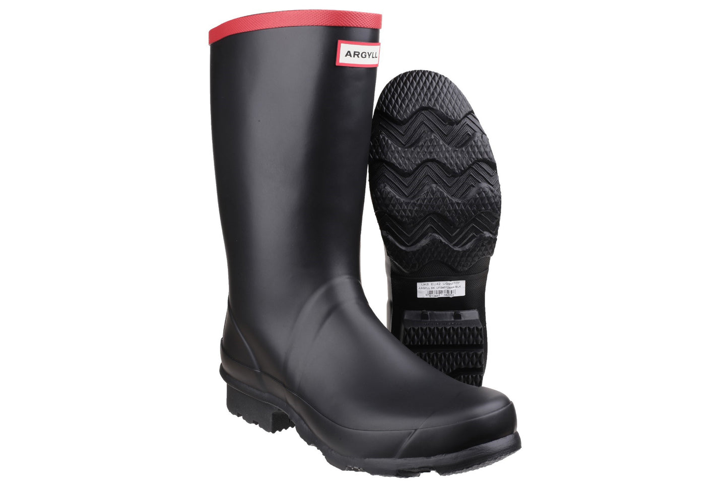 Hunter Argyll Short Knee M Black Mens Wellies & Work Boots