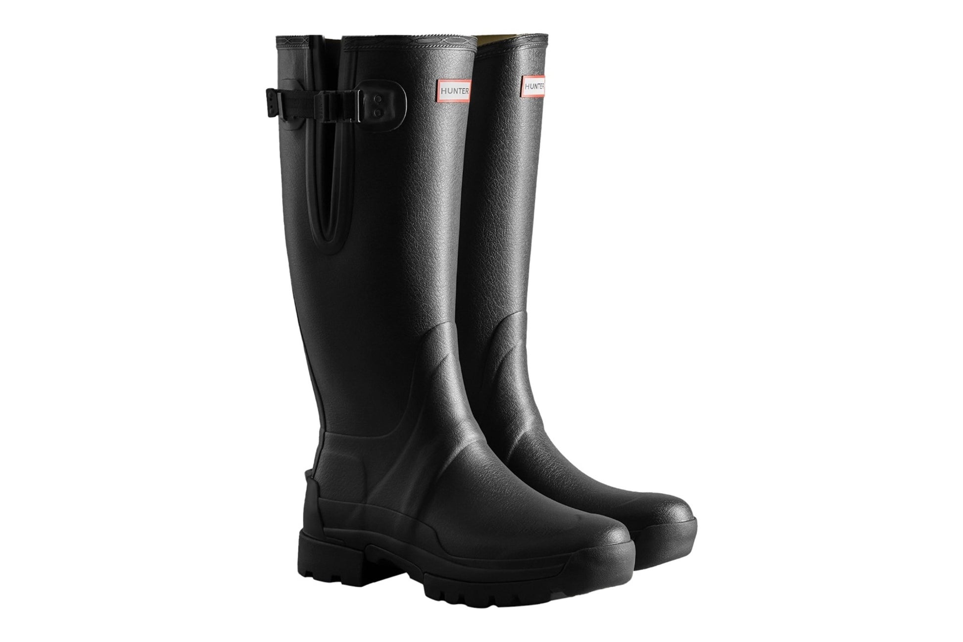 hunter-balmoral-adjustable-wellington-black