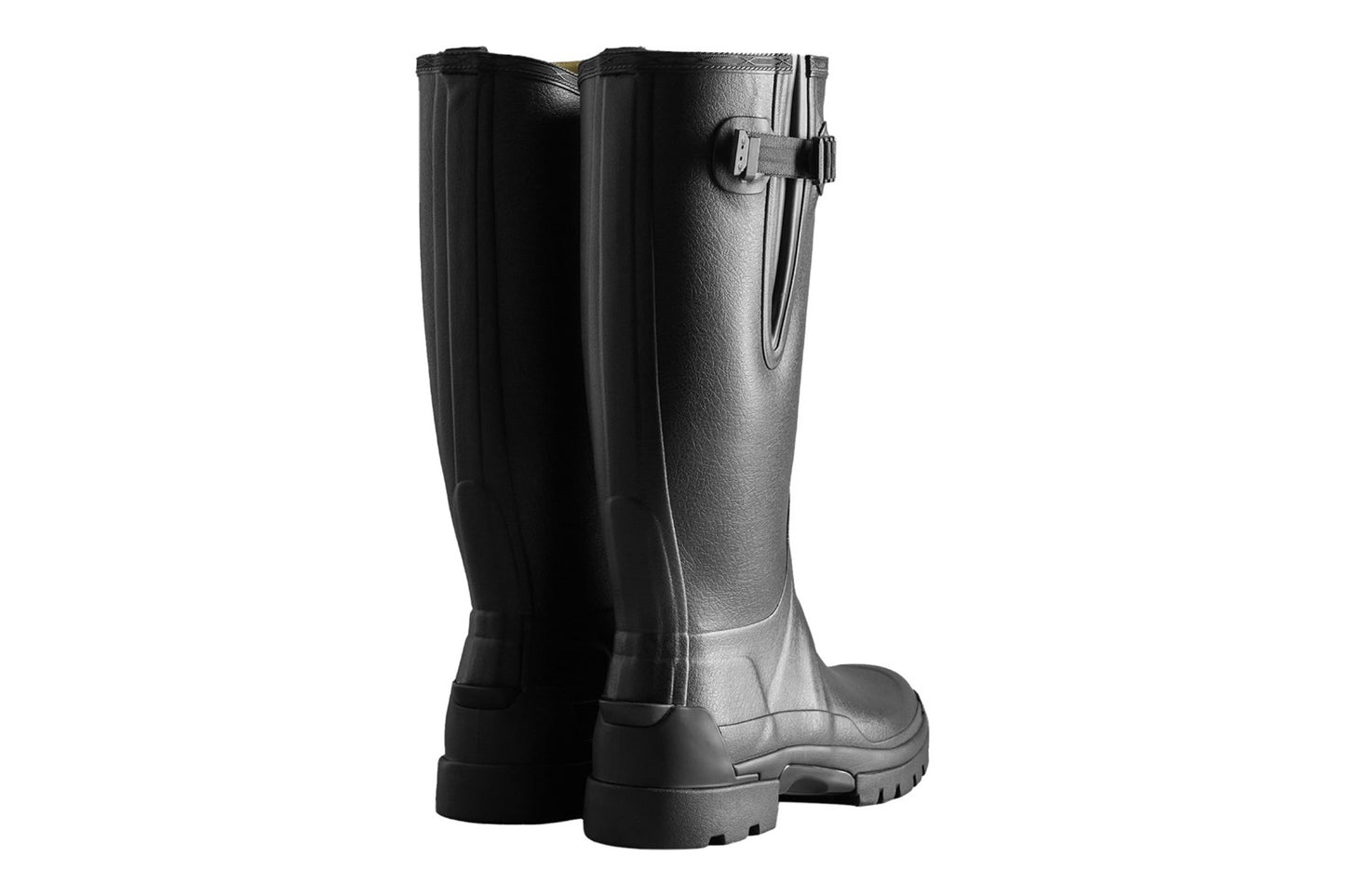 Hunter Balmoral Adjustable Black Mens Wellies & Work Boots