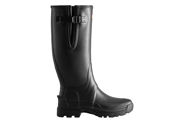 Hunter Balmoral Adjustable Black Mens Wellies & Work Boots