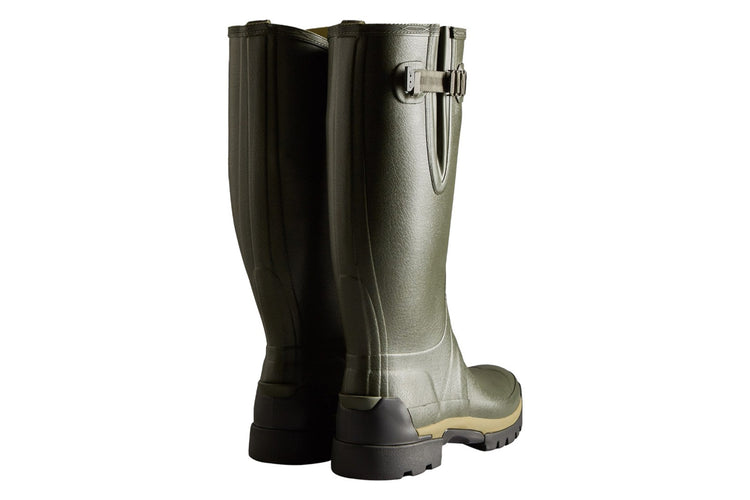 Hunter Balmoral Adjustable Olive Mens Wellies & Work Boots