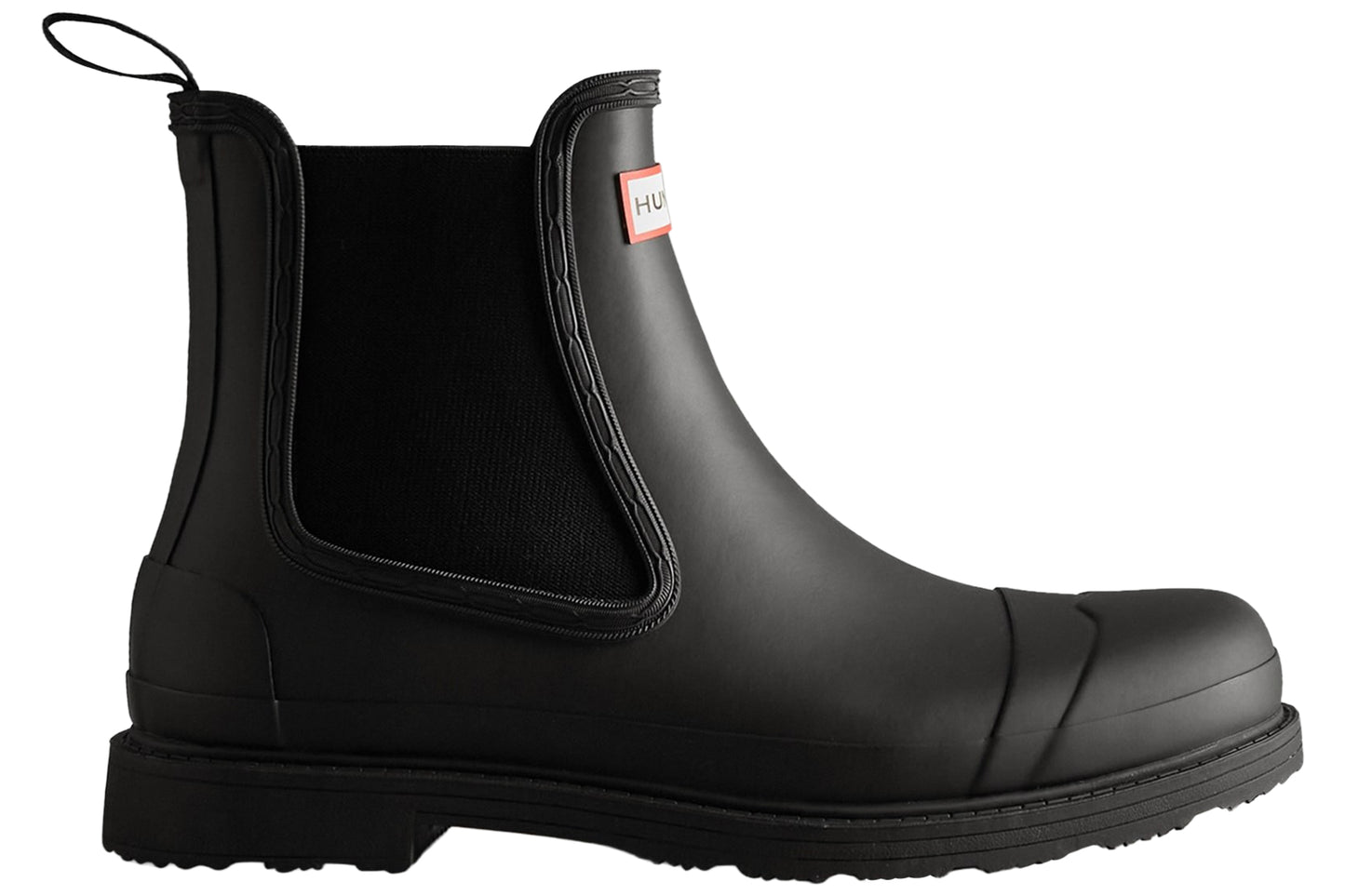 Hunter Commando Black Mens Wellies & Work Boots