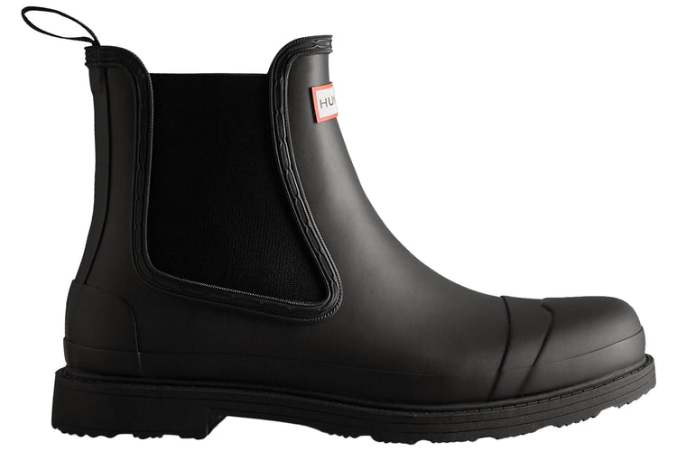Hunter Commando Black Mens Wellies & Work Boots