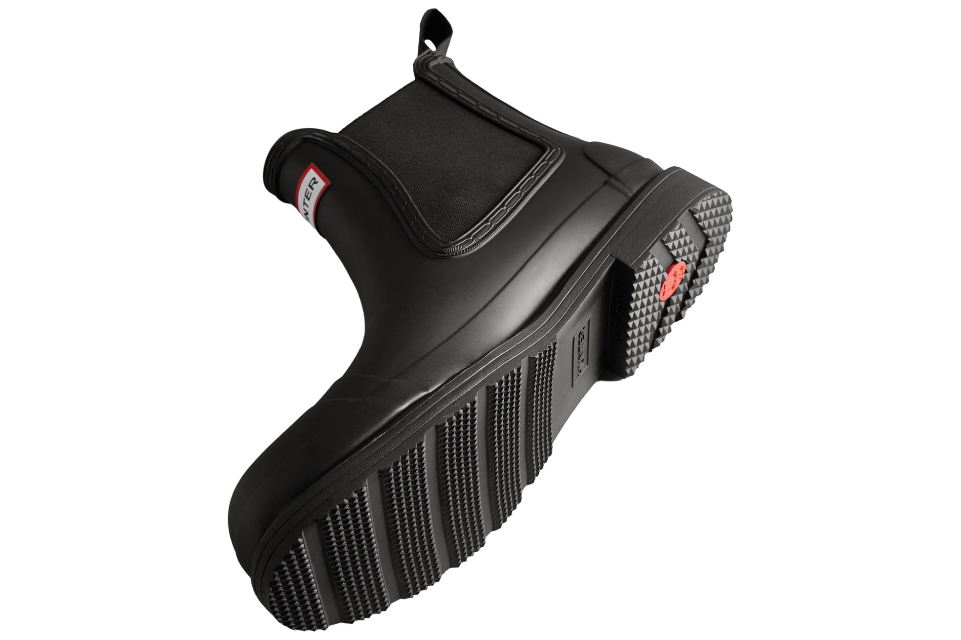 hunter-commando-black-patterned-wellingtons-sole-detail