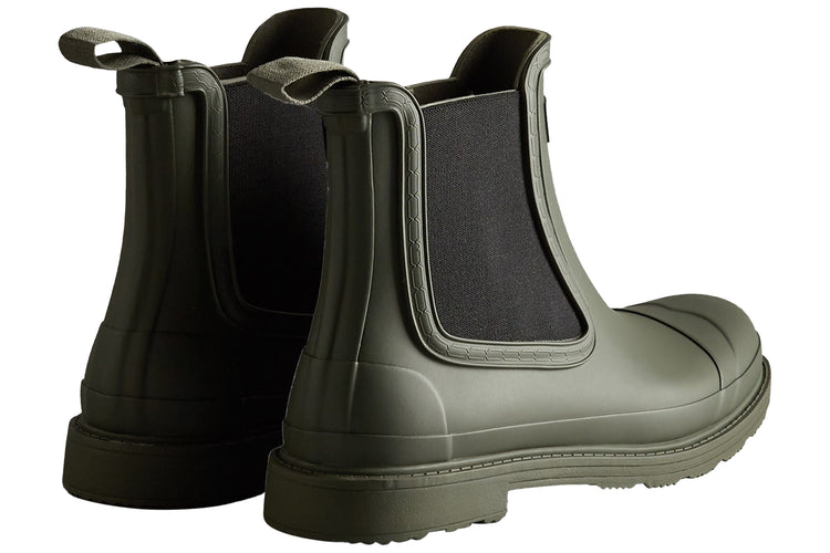 Hunter Commando Dark Olive Mens Wellies & Work Boots
