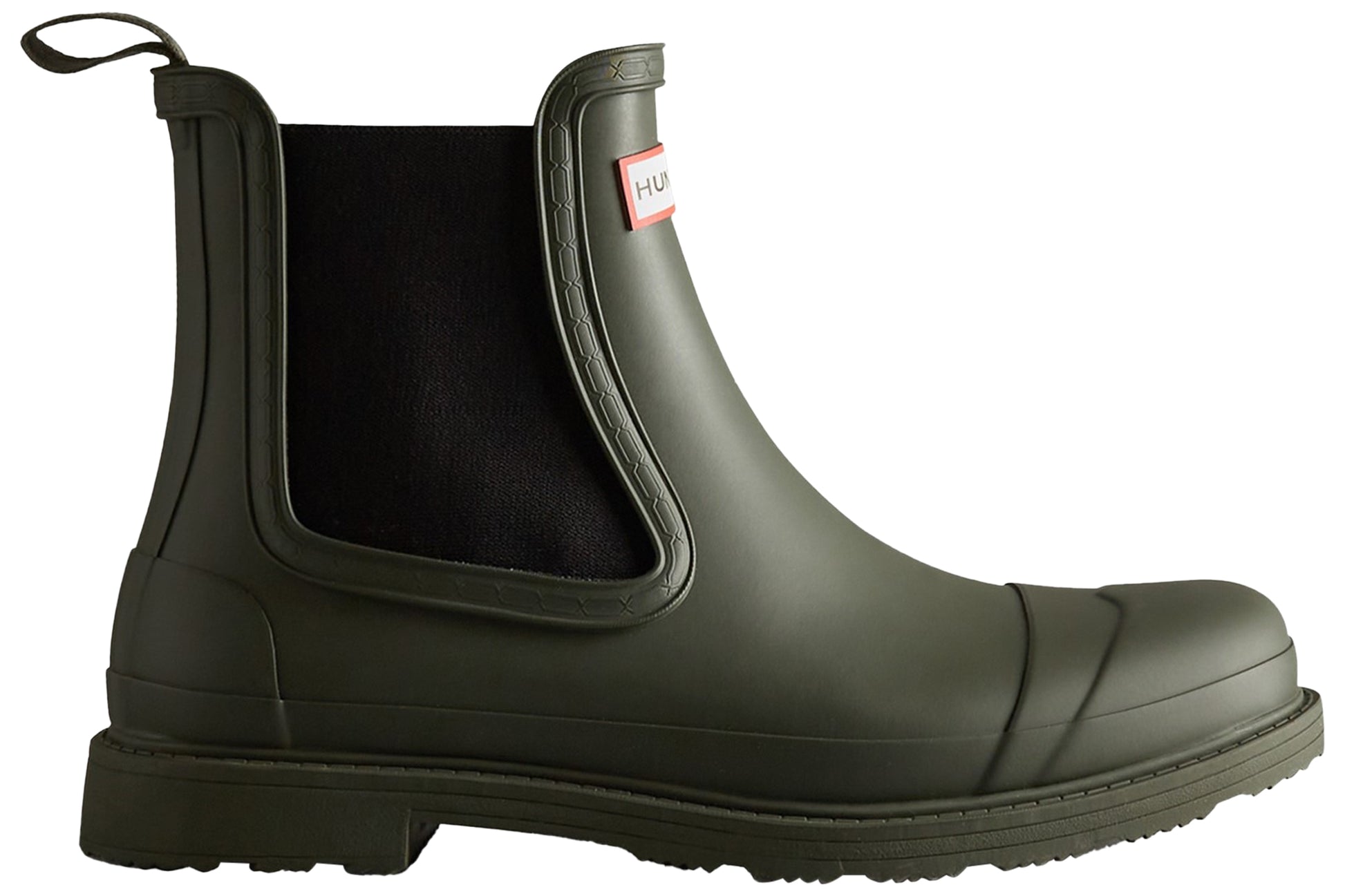 hunter-commando-dark-olive-patterned-wellingtons-right-flat