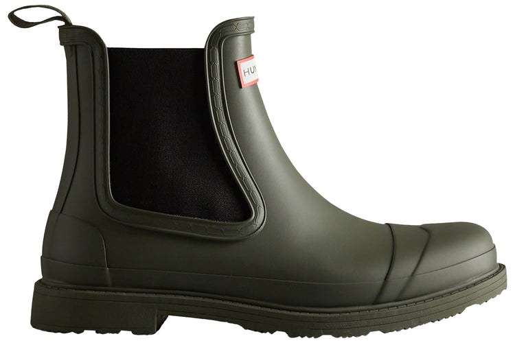 Hunter Commando Dark Olive Mens Wellies & Work Boots