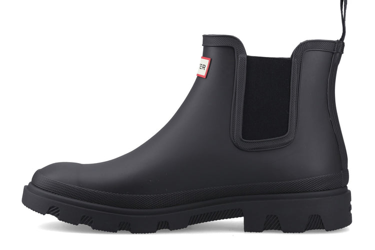 Hunter Downpour Chelsea Black Womens Wellingtons