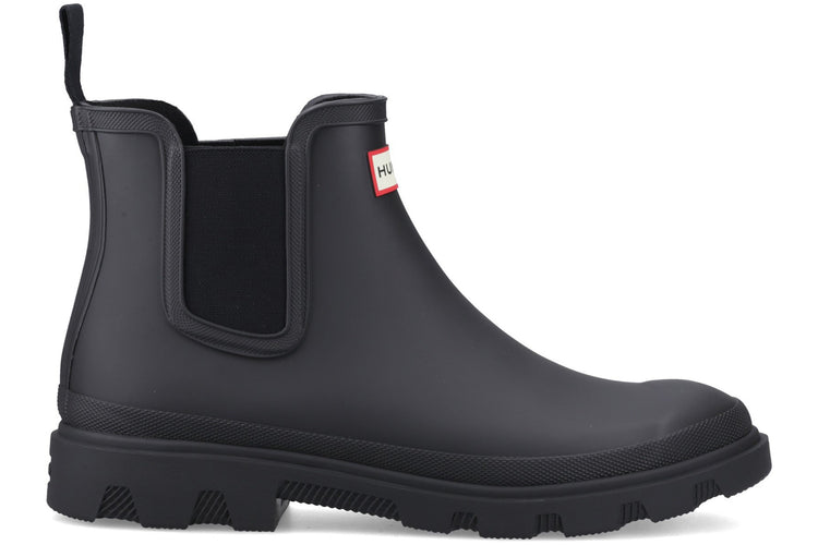 Hunter Downpour Chelsea Black Womens Wellingtons