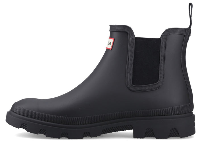 Hunter Downpour Chelsea Black Mens Wellies & Work Boots