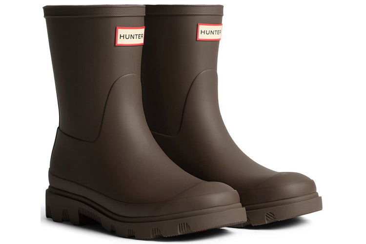 Hunter Downpour Short Chocolate Mens Wellies & Work Boots