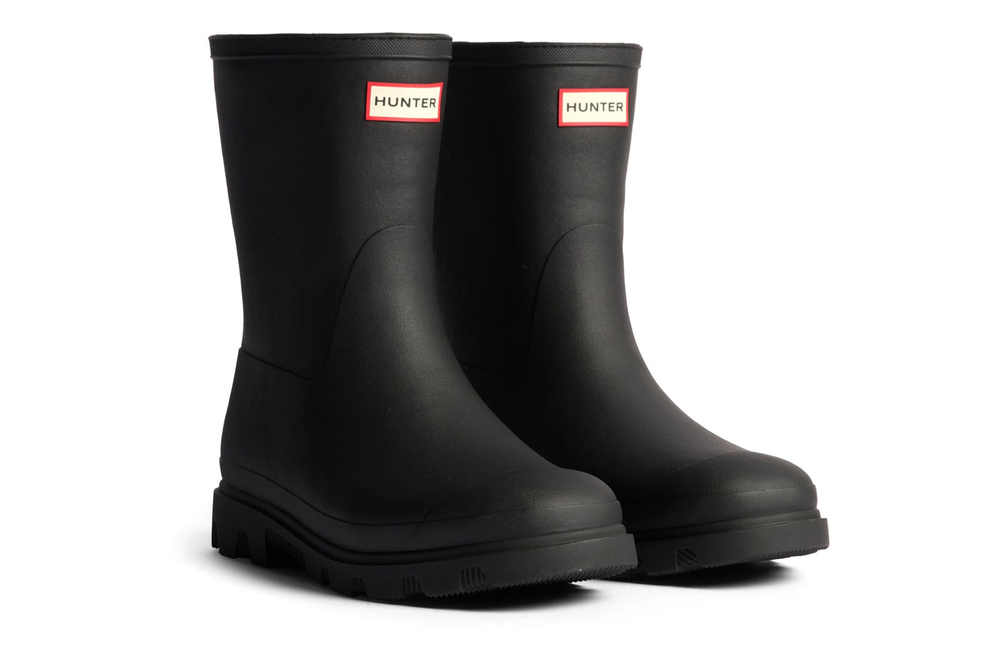 Hunter Downpour Insulated Black Mens Wellies & Work Boots