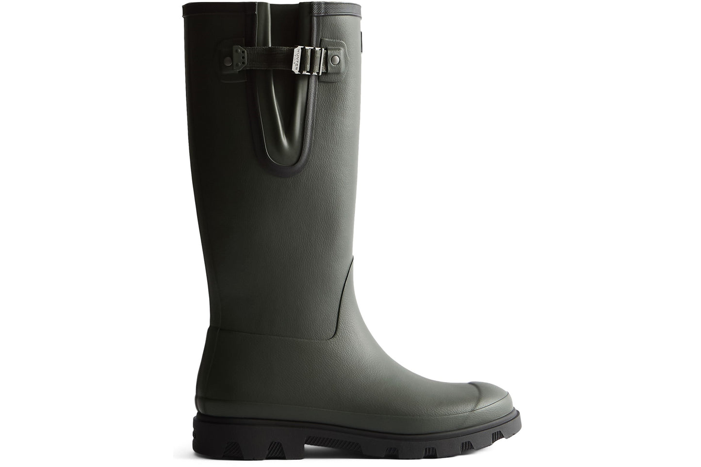 Hunter Field Downpour Adjustable Dark Olive Womens Wellingtons