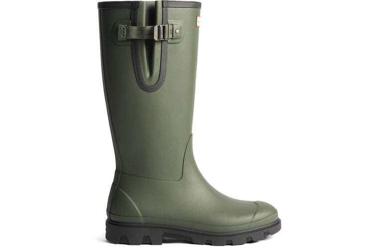 Hunter Field Downpour Dk Olive Womens Wellingtons