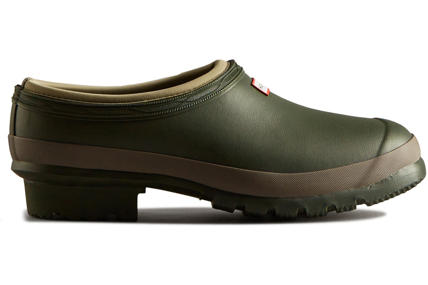 Hunter Gardener Clogs Dark Olive Mens Wellies & Work Boots