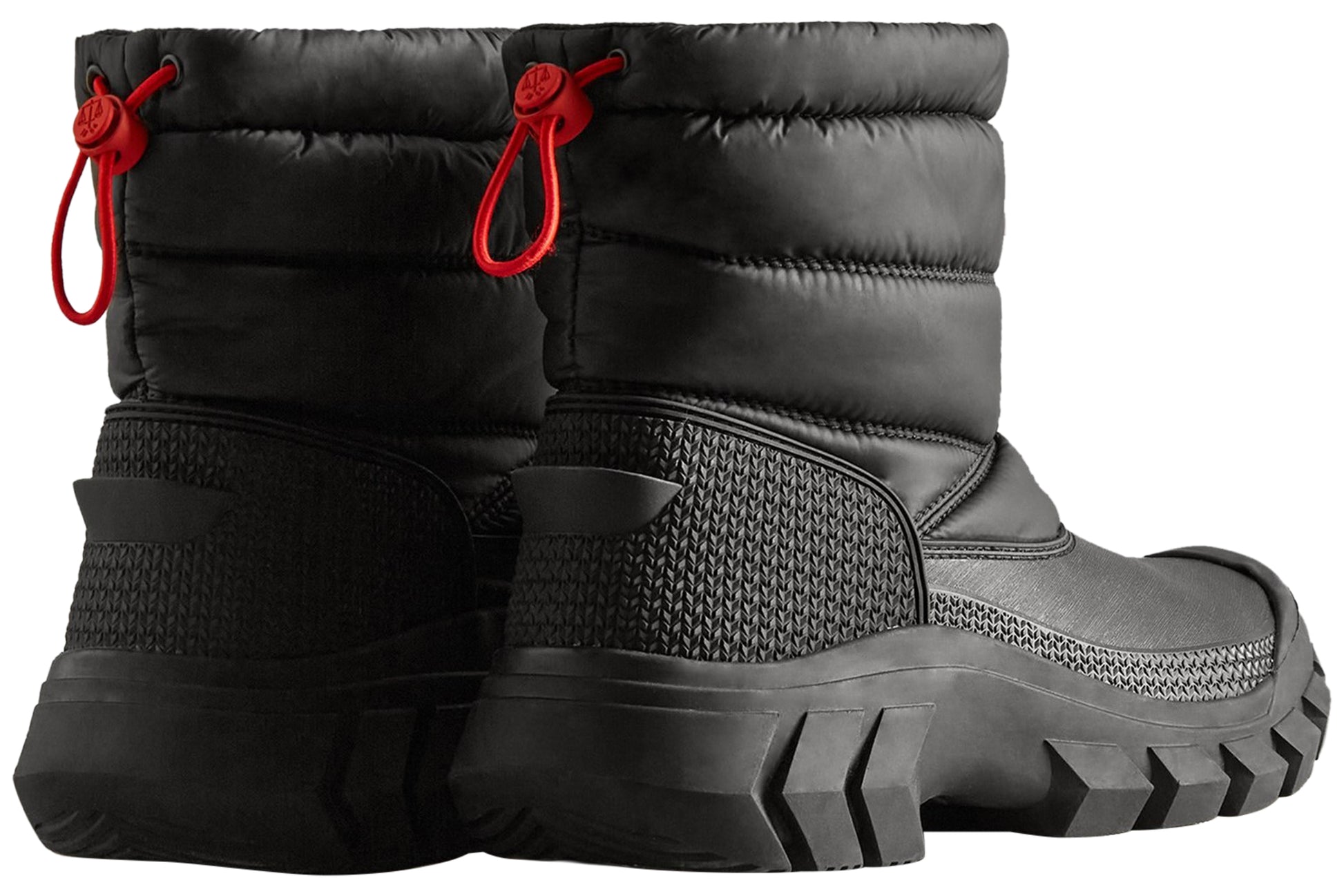 hunter-intrepid-black-patterned-wellingtons-back-pair