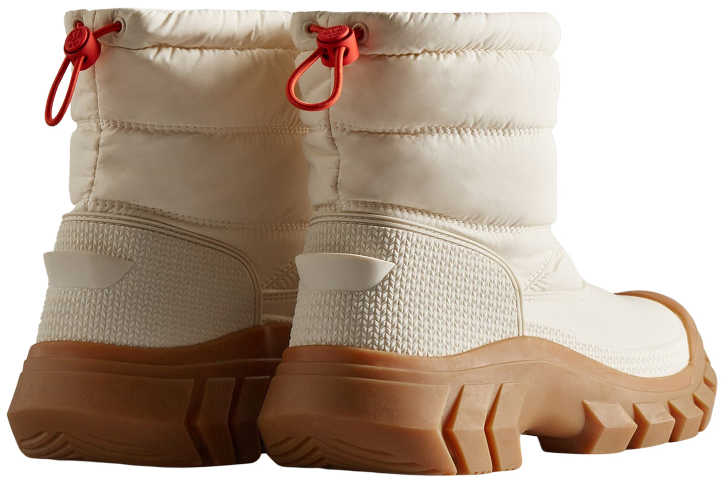 Hunter Intrepid White Willow/Gum Womens Wellingtons