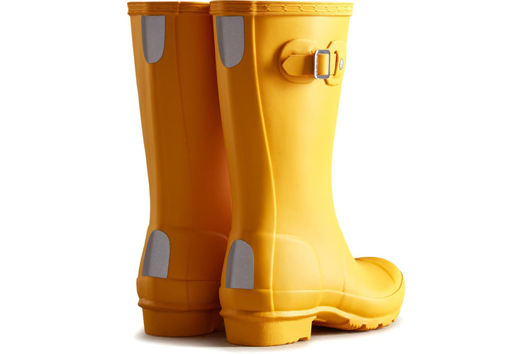 Hunter Junior Orginals Boot Hunter Yellow Boys Wellingtons