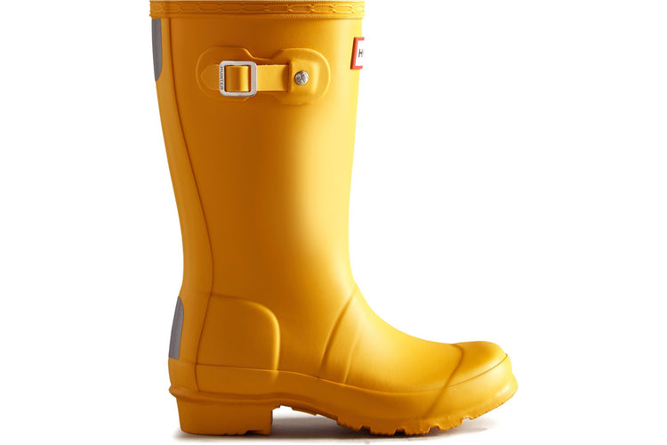 Hunter Junior Orginals Boot Hunter Yellow Boys Wellingtons