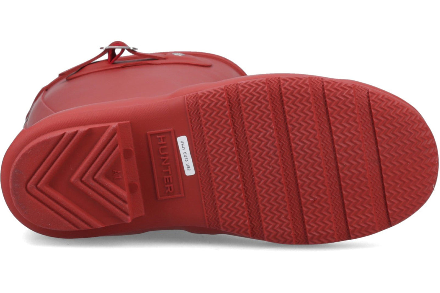 Hunter Junior Originals Boot Military Red Boys Wellingtons