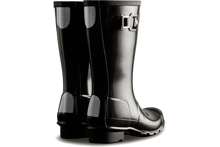Hunter Junior Original Gloss Boot Black Boys Wellingtons