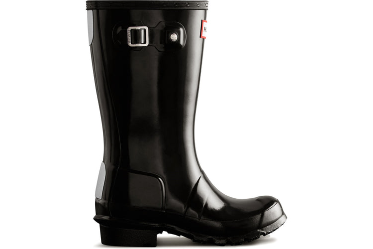 Hunter Junior Original Gloss Boot Black Boys Wellingtons