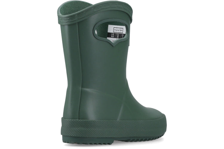 Hunter Kids First Pull on Hunter Green Boys Wellingtons