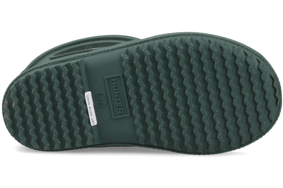 Hunter Kids First Pull on Hunter Green Boys Wellingtons