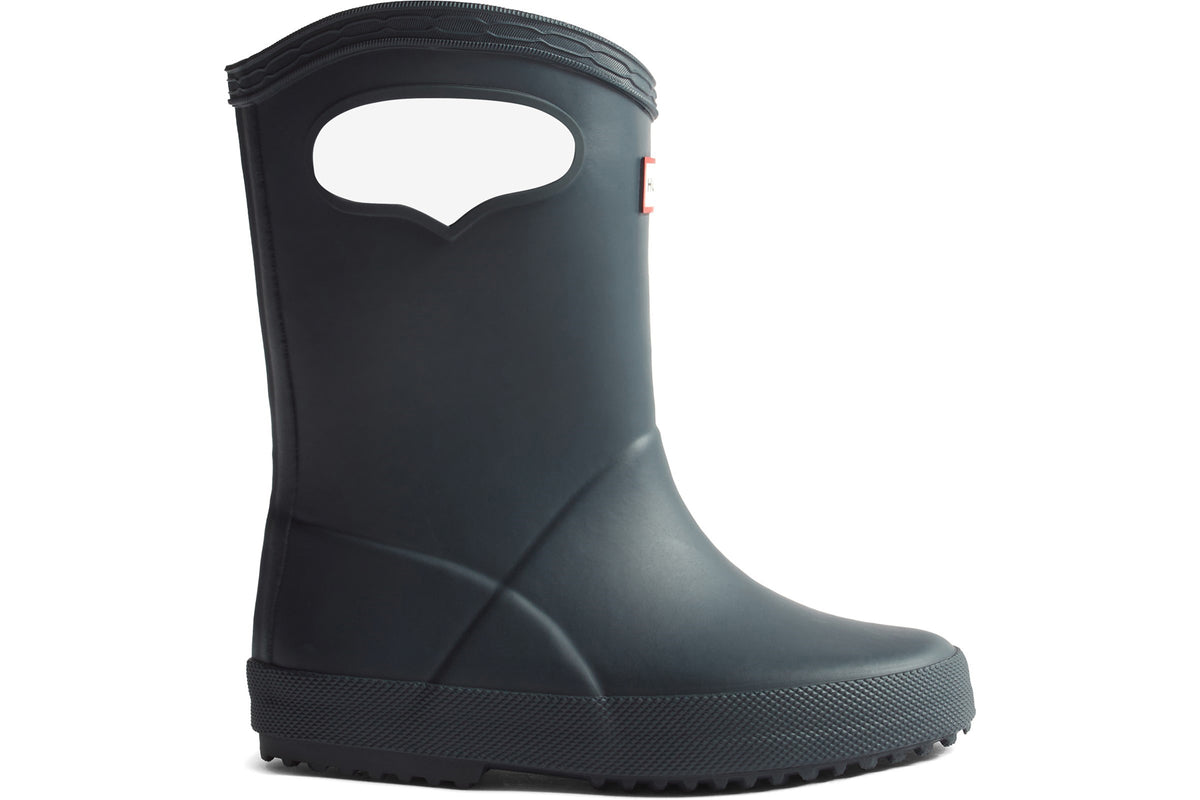 Hunter Kids 1st Pull on Hunter Navy Boys Wellingtons