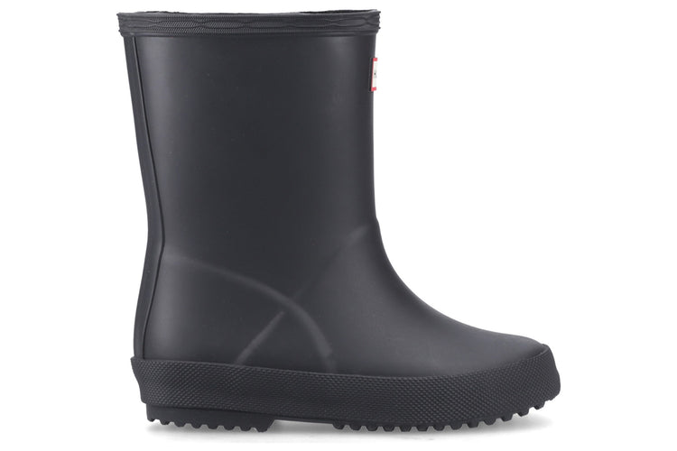 Hunter Kids First (Matte) Black Boys Wellingtons
