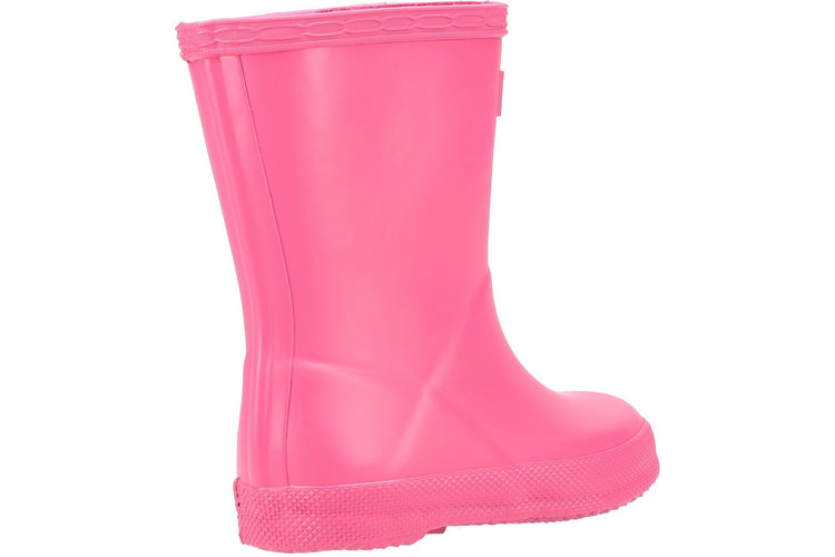 Hunter Kids First (Matte) Bright Pink Girls Wellingtons