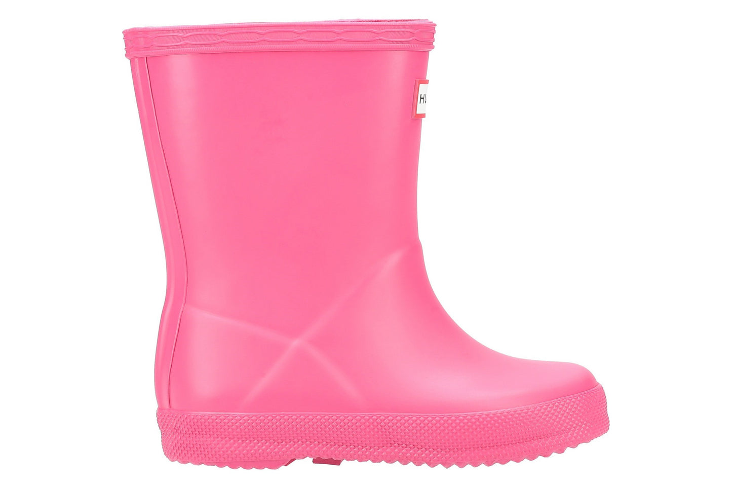 Hunter Kids First (Matte) Bright Pink Girls Wellingtons