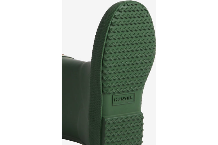 Hunter Kids First (Matte) Green Boys Wellingtons