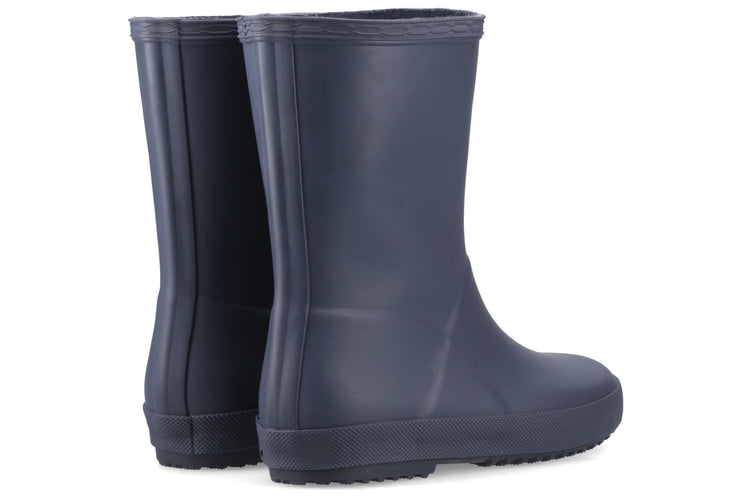 Hunter Kids First (Matte) Navy Boys Wellingtons