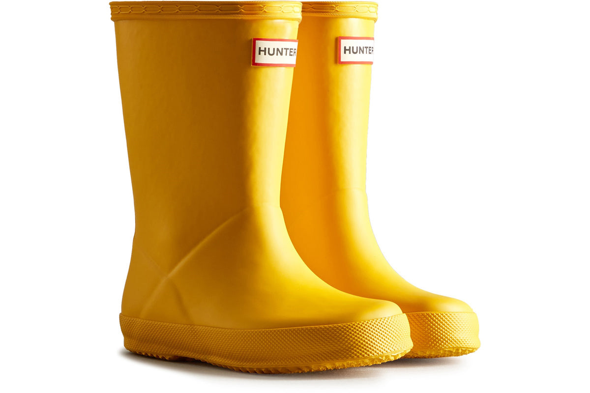 Hunter Kids First Boot Hunter Yellow Girls Wellingtons