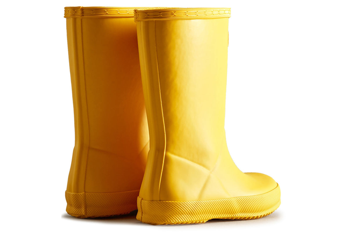 Hunter Kids First Boot Hunter Yellow Girls Wellingtons
