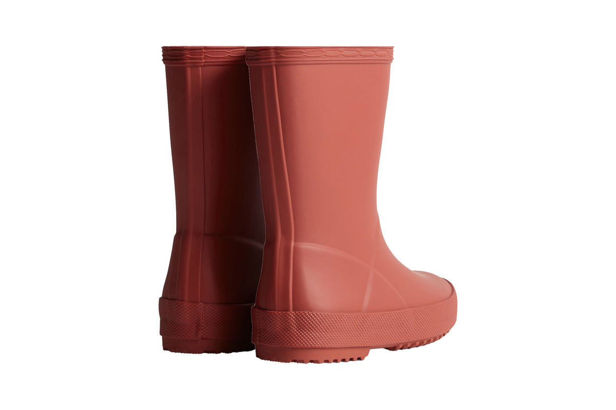 Hunter Kids First Boot Military Red Girls Wellingtons