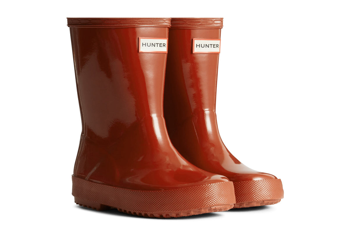 hunter-kids-first-gloss-wellington-military-red