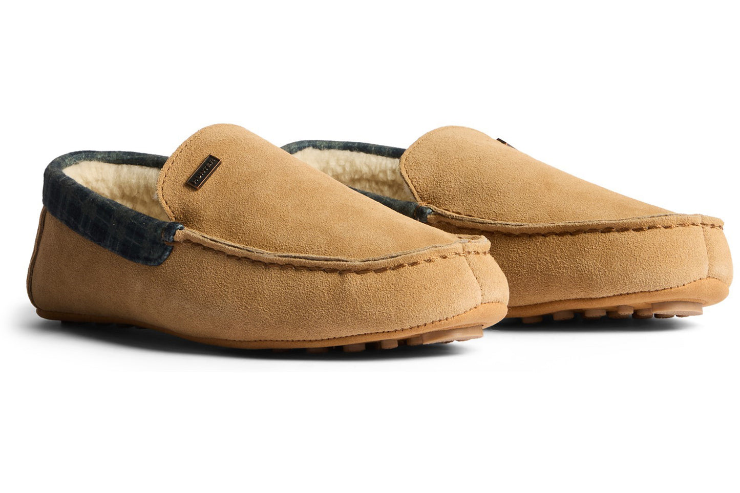 Hunter Moccassin Natural Mens Slippers
