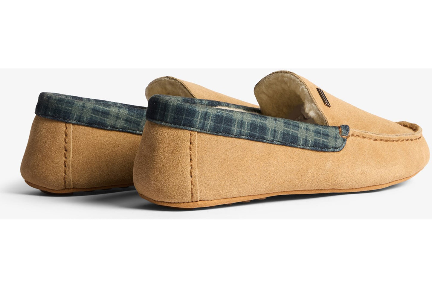 Hunter Moccassin Natural Mens Slippers