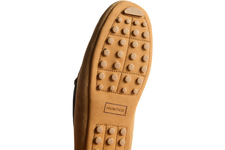 Hunter Moccassin Natural Mens Slippers