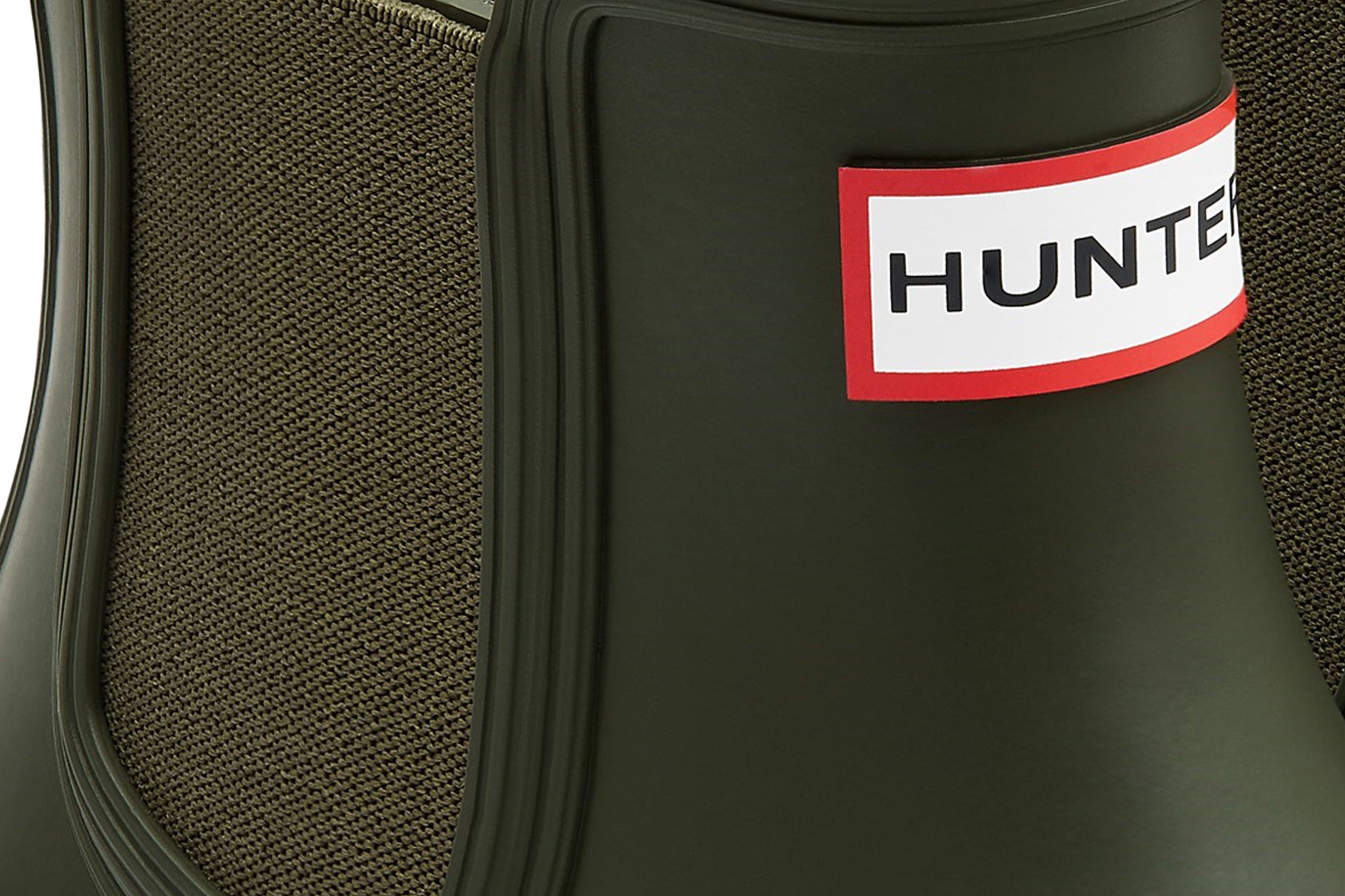 hunter-original-chelsea-dark-olive-plain-rubber-wellingtons-detail