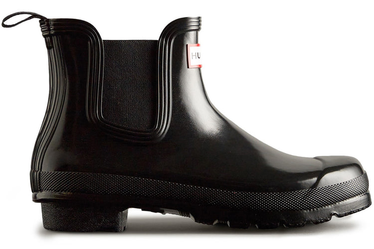 Hunter Original Chelsea Gloss Black Womens Wellingtons