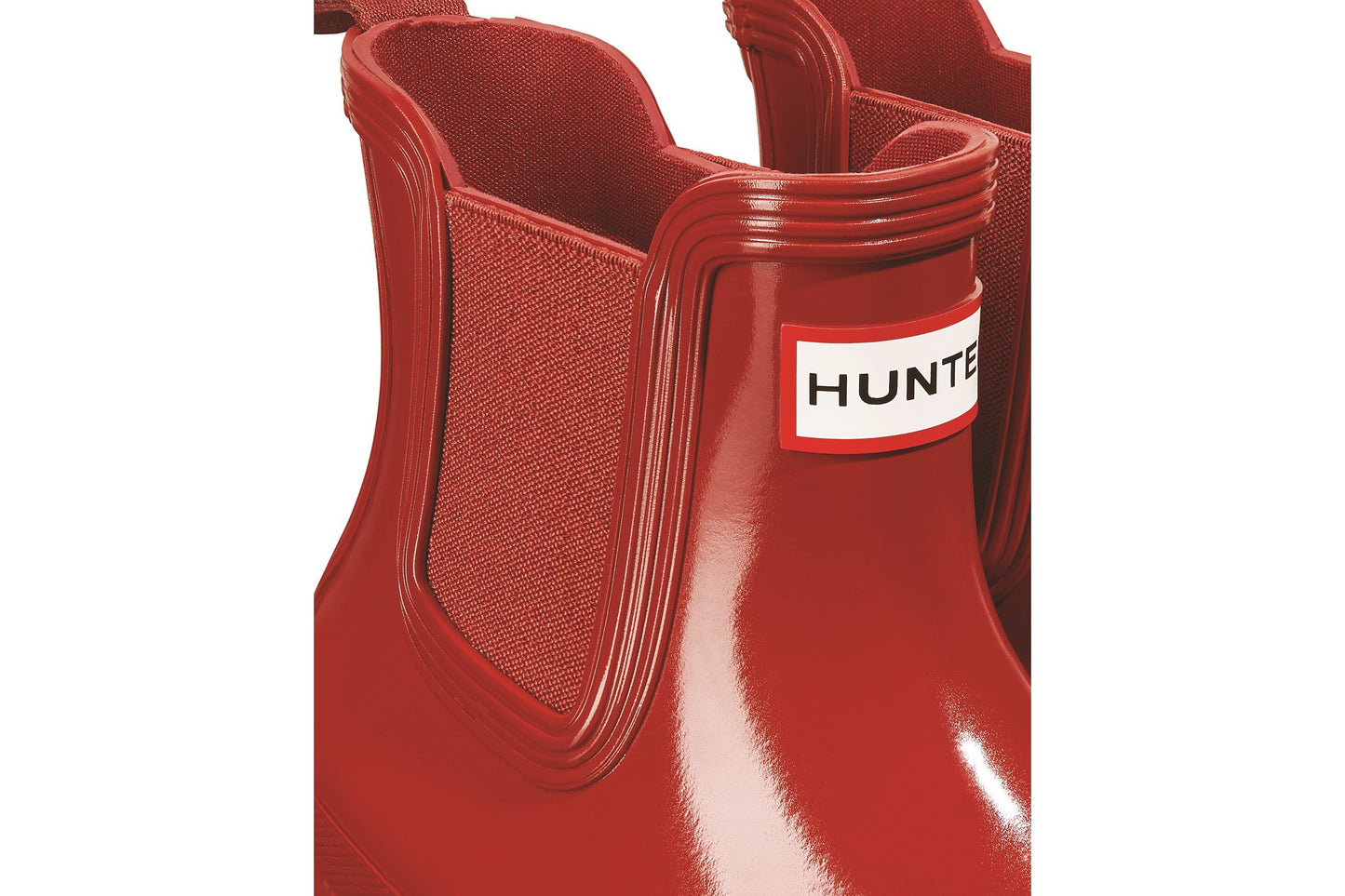 Hunter Original Chelsea Gloss Military Red Womens Wellingtons