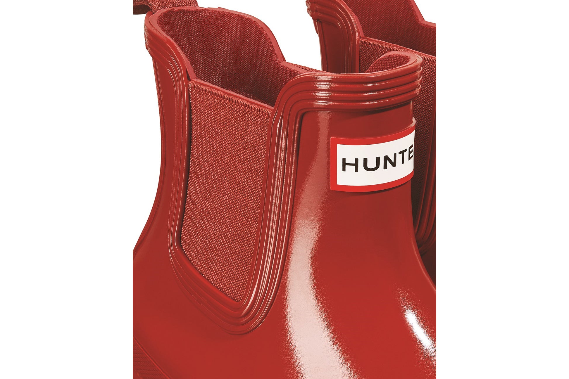 hunter-original-chelsea-gloss-red-patterned-wellingtons-close